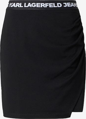 juoda KARL LAGERFELD JEANS Sijonas 'MILANO': priekis