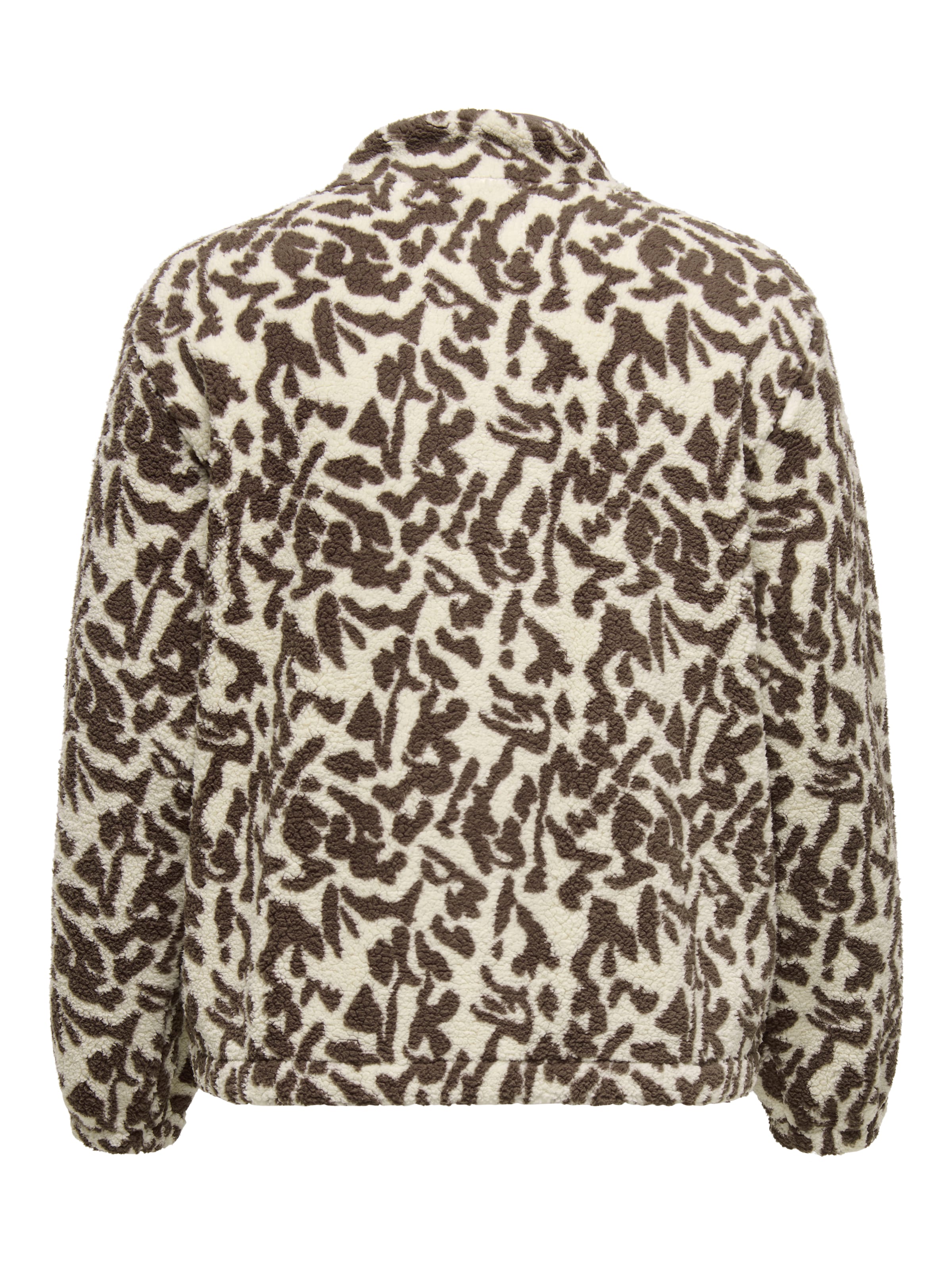 ONLY Carmakoma Fleecejacke in Beige