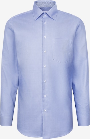 Chemise business 'SMART ESSENTIALS' SEIDENSTICKER en bleu : devant