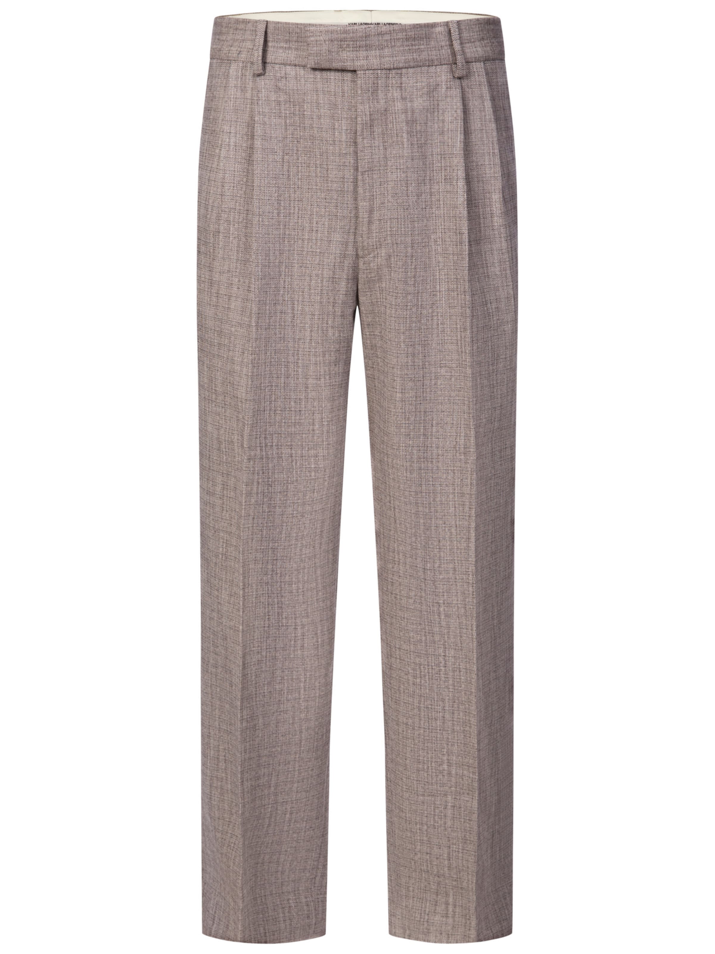 Karl Lagerfeld Regular Hose in Braun: Vorderseite