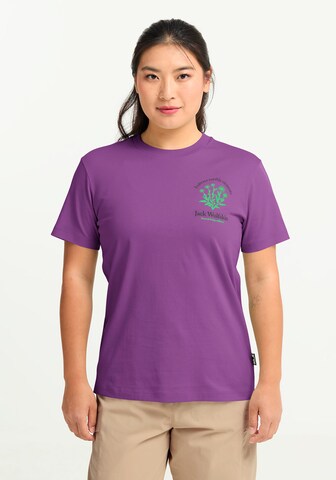 JACK WOLFSKIN Shirt in Purple: front