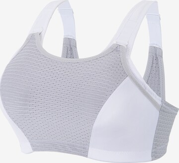 GLAMORISE Bralette Bra in White: front