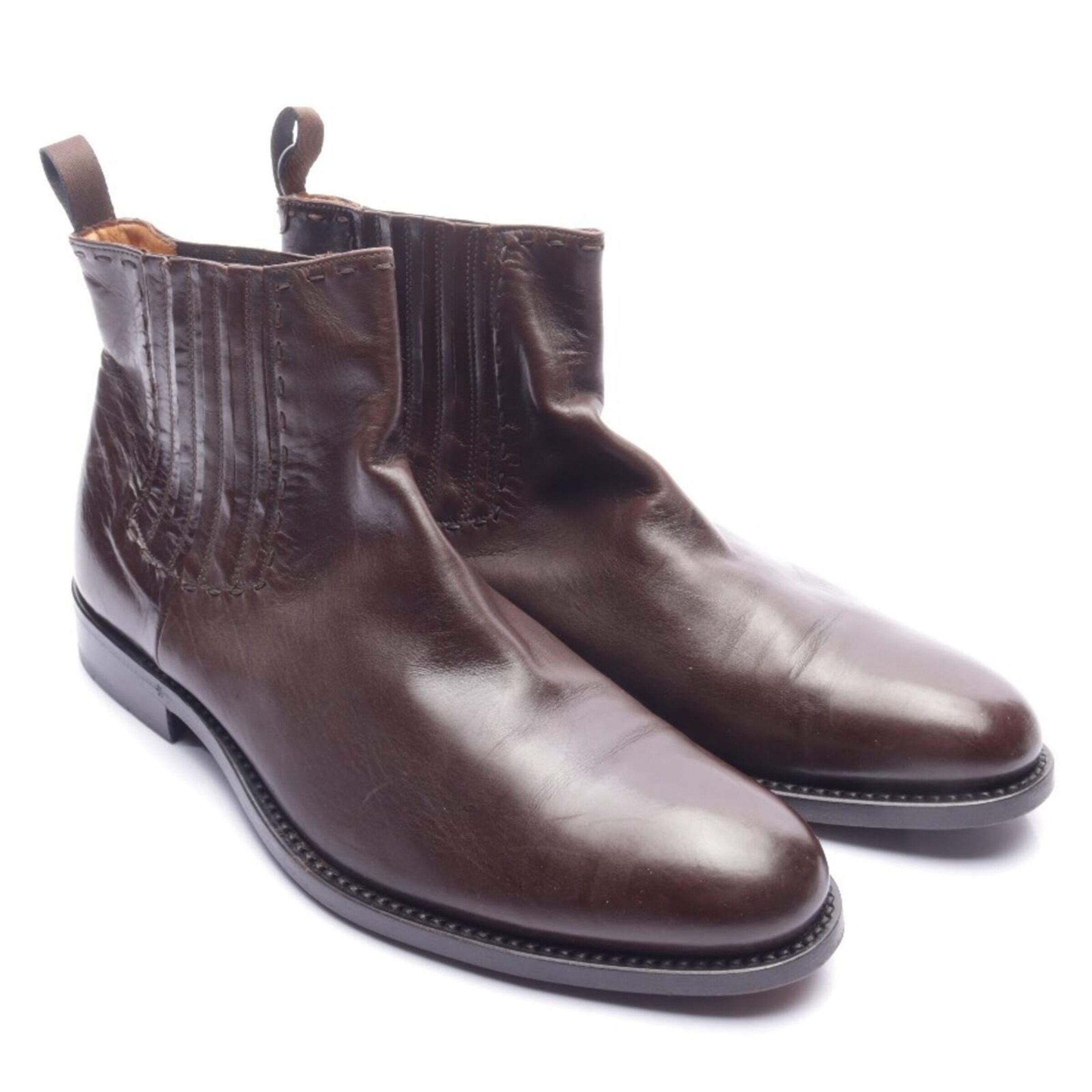 STRENESSE Stiefeletten 43,5 in Braun: Vorderseite