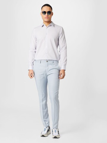 BURTON MENSWEAR LONDON Slim fit Zakelijk overhemd in Grijs