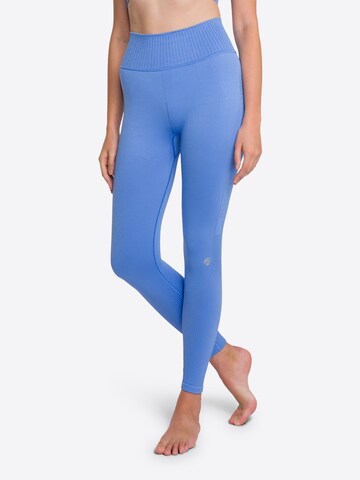 OCEANSAPART - Skinny Pantalón deportivo 'Riley' en azul: frente