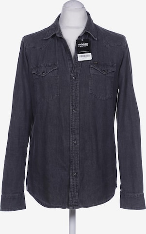 Lee Button Up Shirt in L in Grey: front