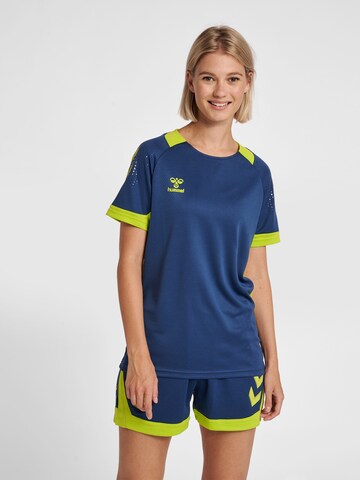 Hummel Functioneel shirt in Blauw: voorkant