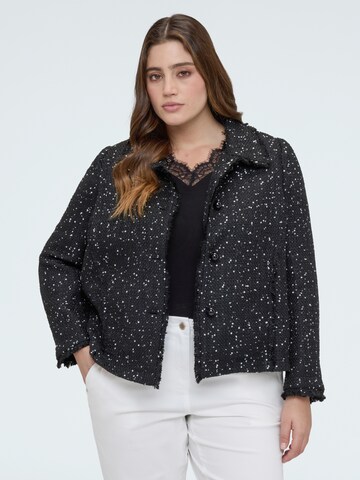 Manteau d’hiver Fiorella Rubino en noir