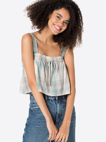 American Eagle Top in White: front