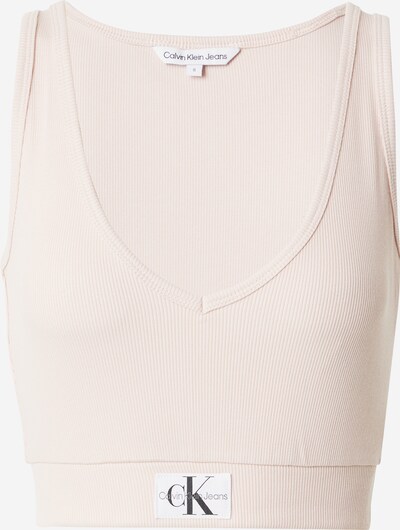 Calvin Klein Jeans Top in Beige / Black / Off white, Item view