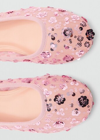 MANGO KIDS Ballet Flats 'Rose' in Pink