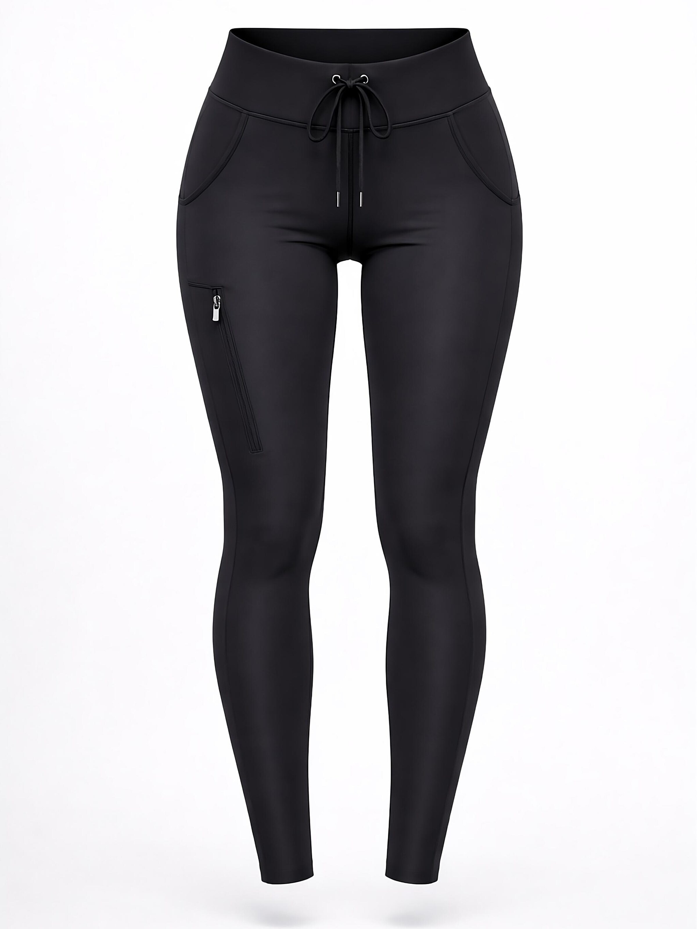 Empire Embodied Regular Leggings 'Leggings Black Pasithea' in Black: front