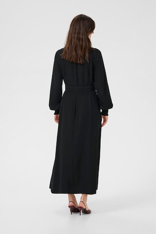 Robe-chemise 'Chynette' CULTURE en noir