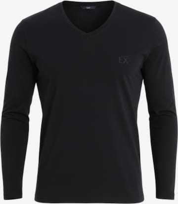 Ombre Shirt 'OM-LSBC-0123' in Black: front
