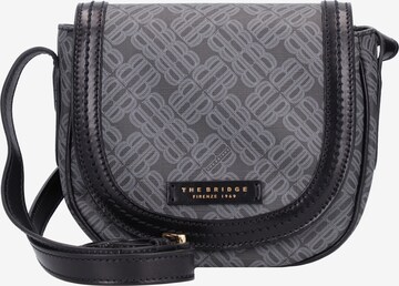 The Bridge Crossbody Bag in Black: front