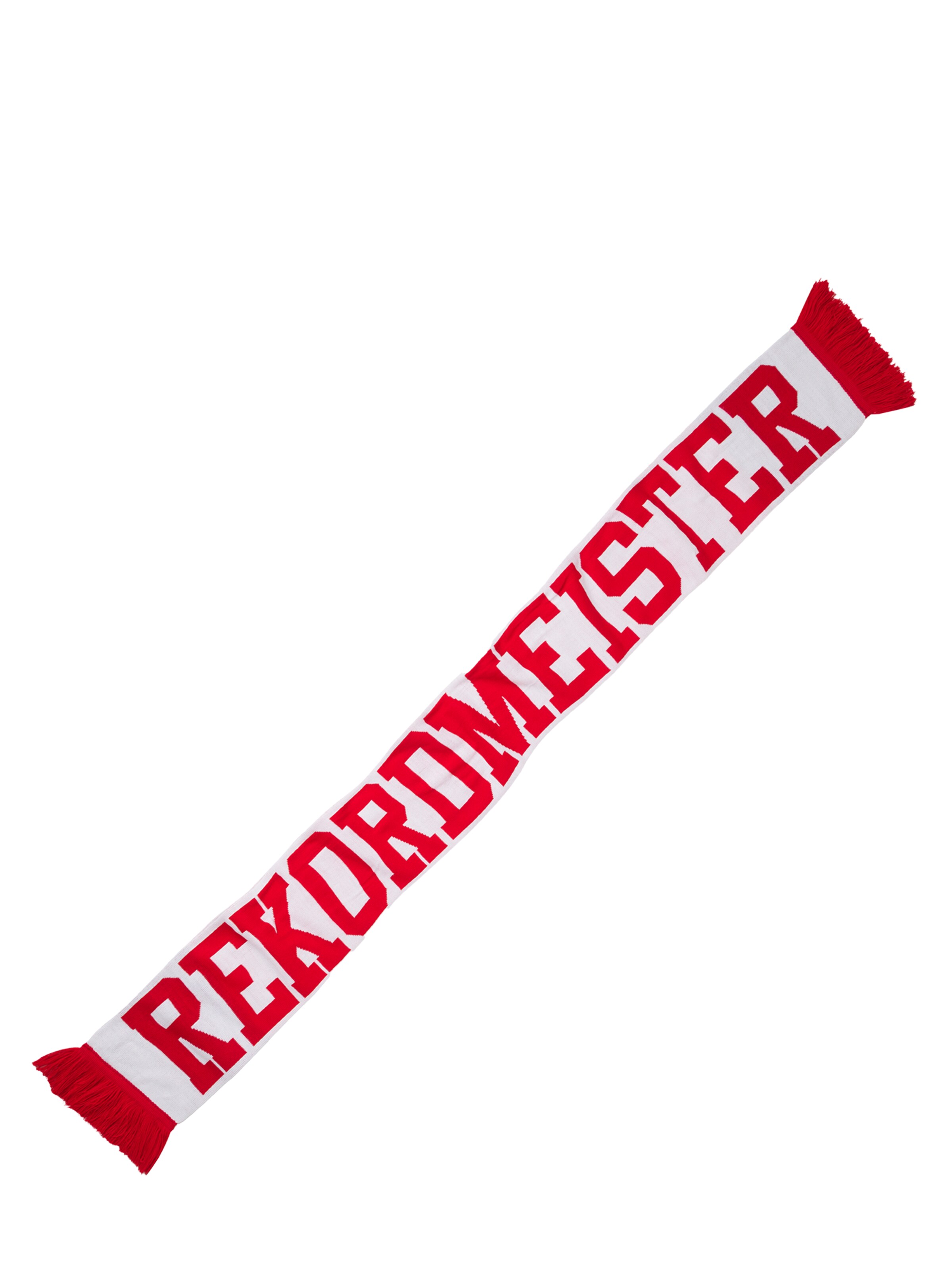 FC BAYERN MÜNCHEN Sportschal 'Rekordmeister' in rot / weiß, Produktansicht