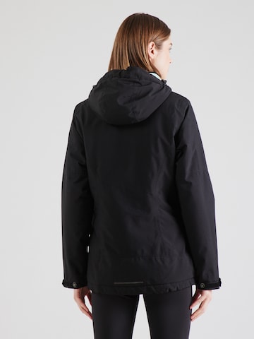 KILLTEC Outdoorjacke 'KOW 195' in Schwarz: Rückseite
