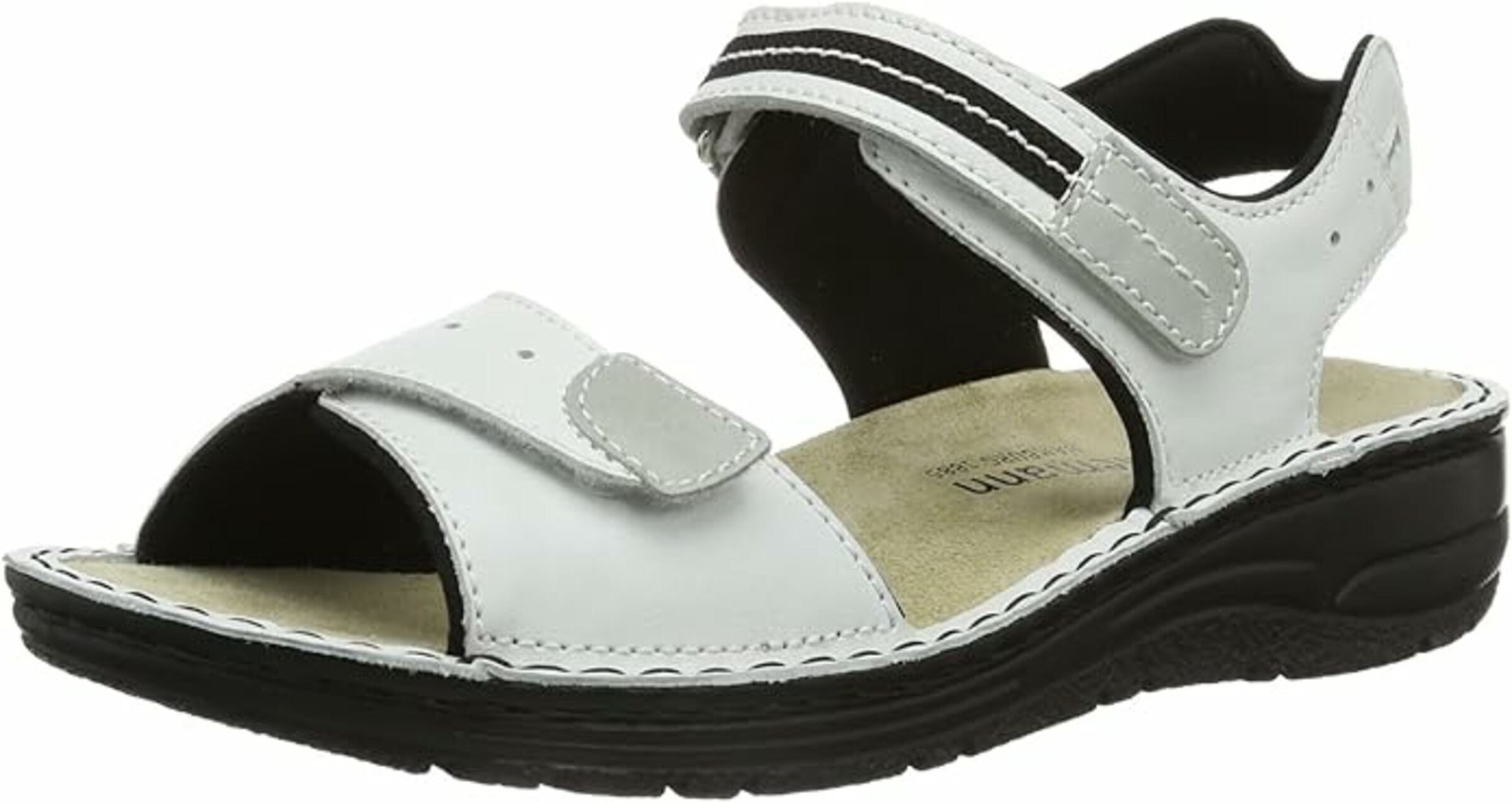 BERKEMANN Sandals in White: front