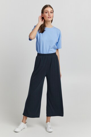 Oxmo Wide leg Pants 'OXBryndis' in Blue