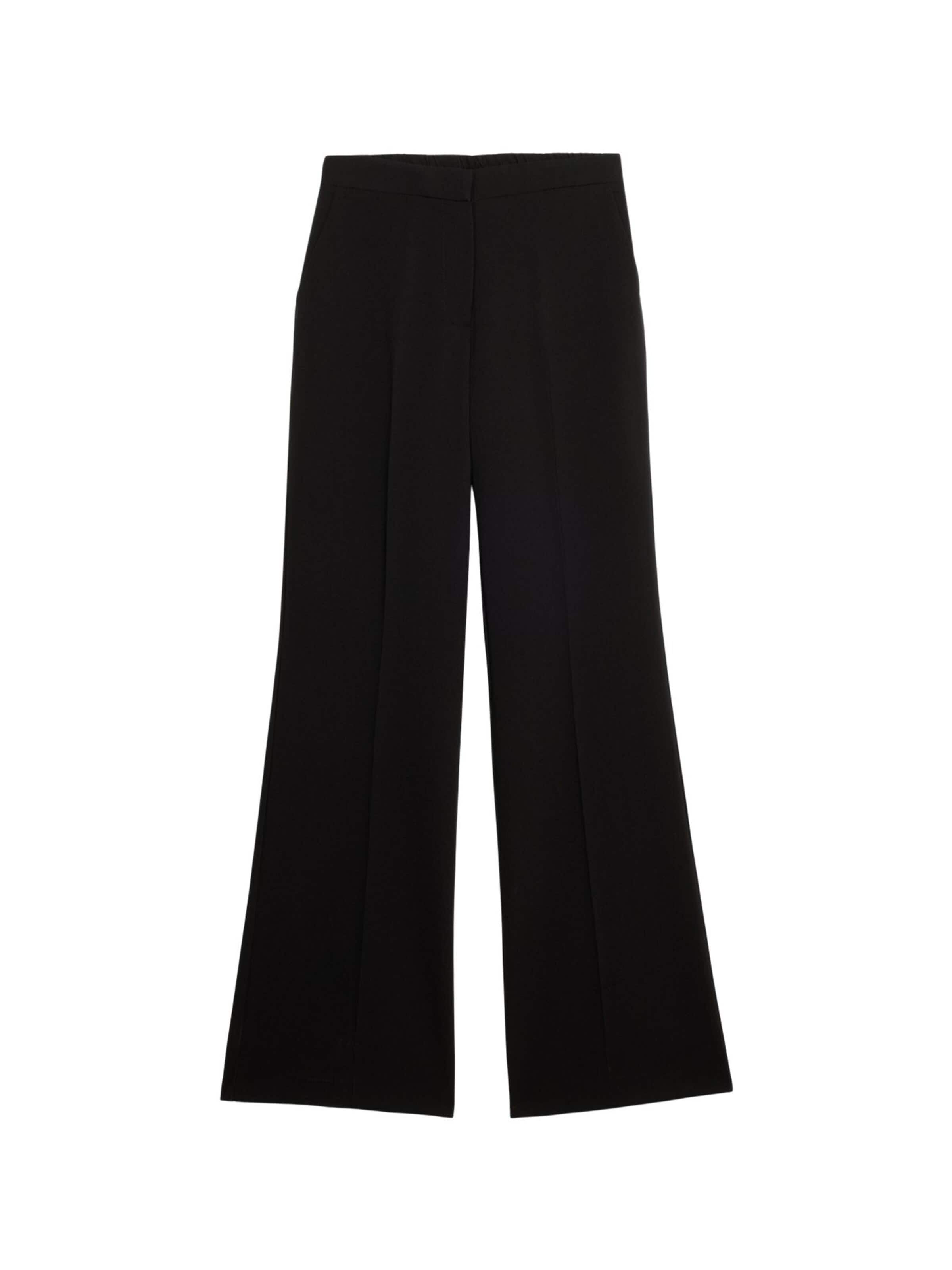 oltre - Acampanado Pantalón en negro: frente