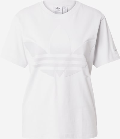 ADIDAS ORIGINALS T-Shirt 'TREFOIL' in hellgrau / weiß, Produktansicht