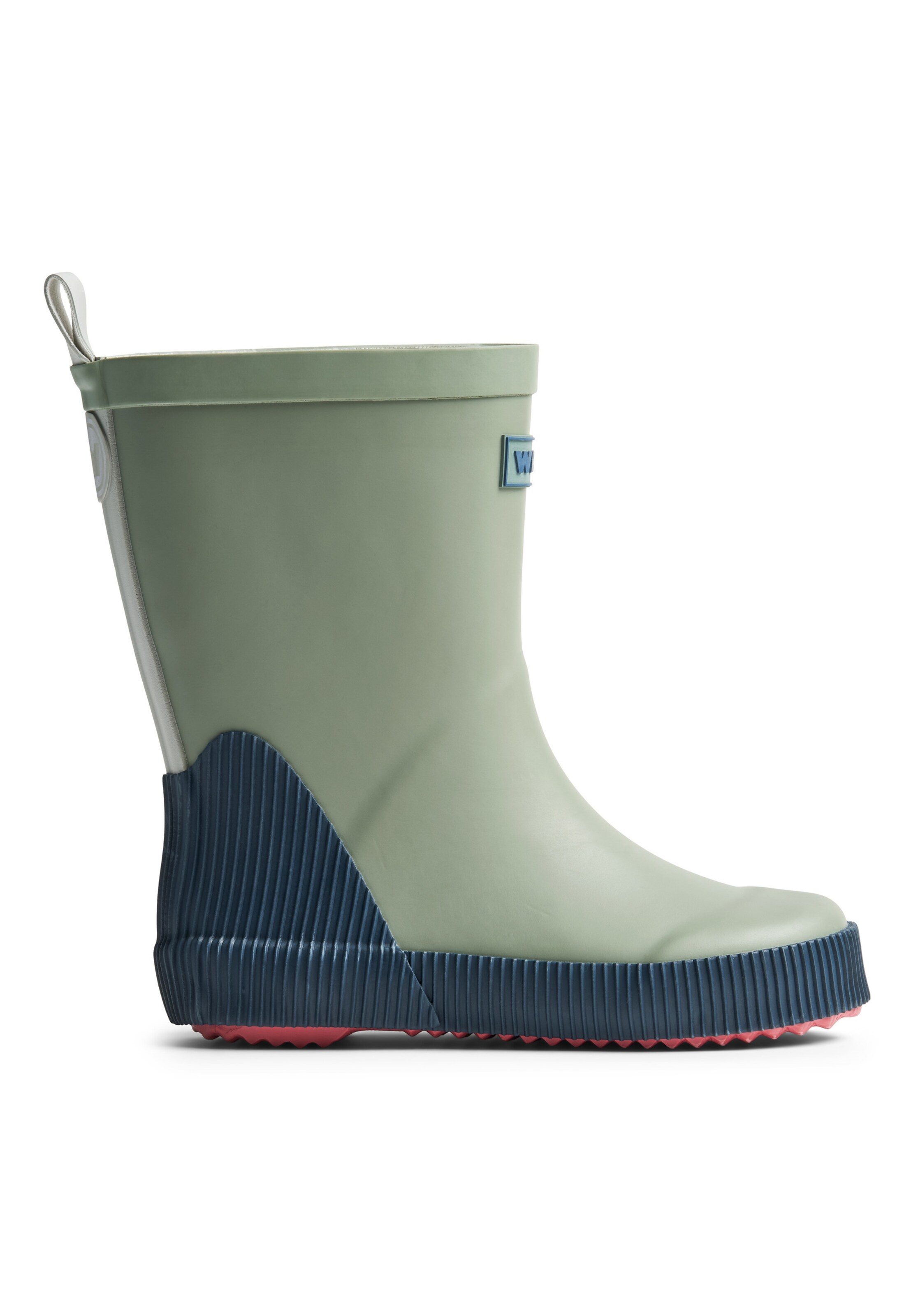 WHEAT Rubber boot in Navy / Light green, Item view