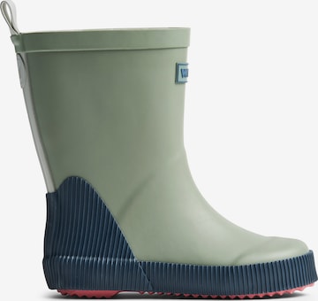 WHEAT - Bota de borracha em verde: frente