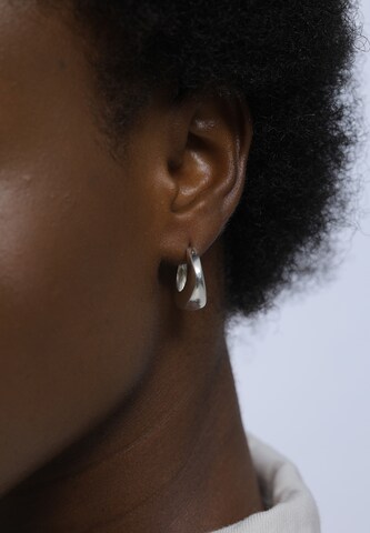 Boucles d'oreilles ELLI en argent : devant