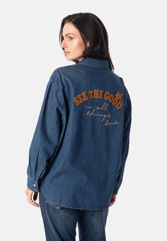 Elias Rumelis Blouse 'Nathy' in Blauw: voorkant