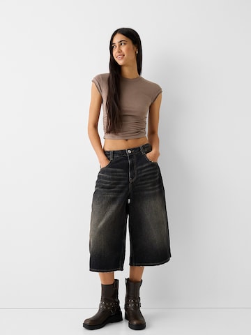 Loosefit Jean Bershka en noir