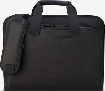 Borsa portadocumenti di Delsey Paris in nero: frontale