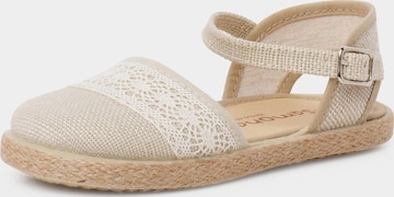 Pisamonas Sandals in Beige: front