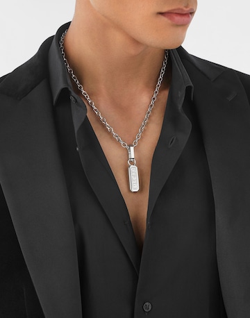 Philipp Plein - Colar em prata: frente
