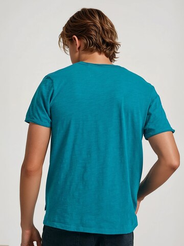 T-Shirt Funky Buddha en bleu
