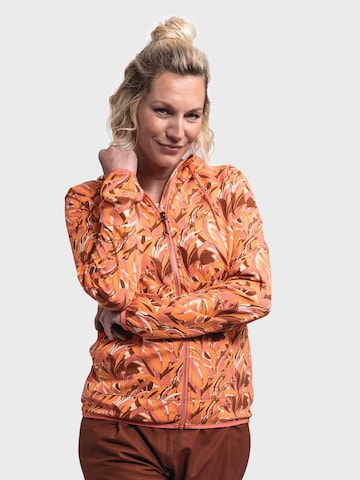 Veste en polaire fonctionnelle 'Lugano ' Schöffel en orange : devant
