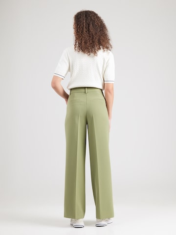 MORE & MORE Широкий Плиссированные брюки в Зеленый