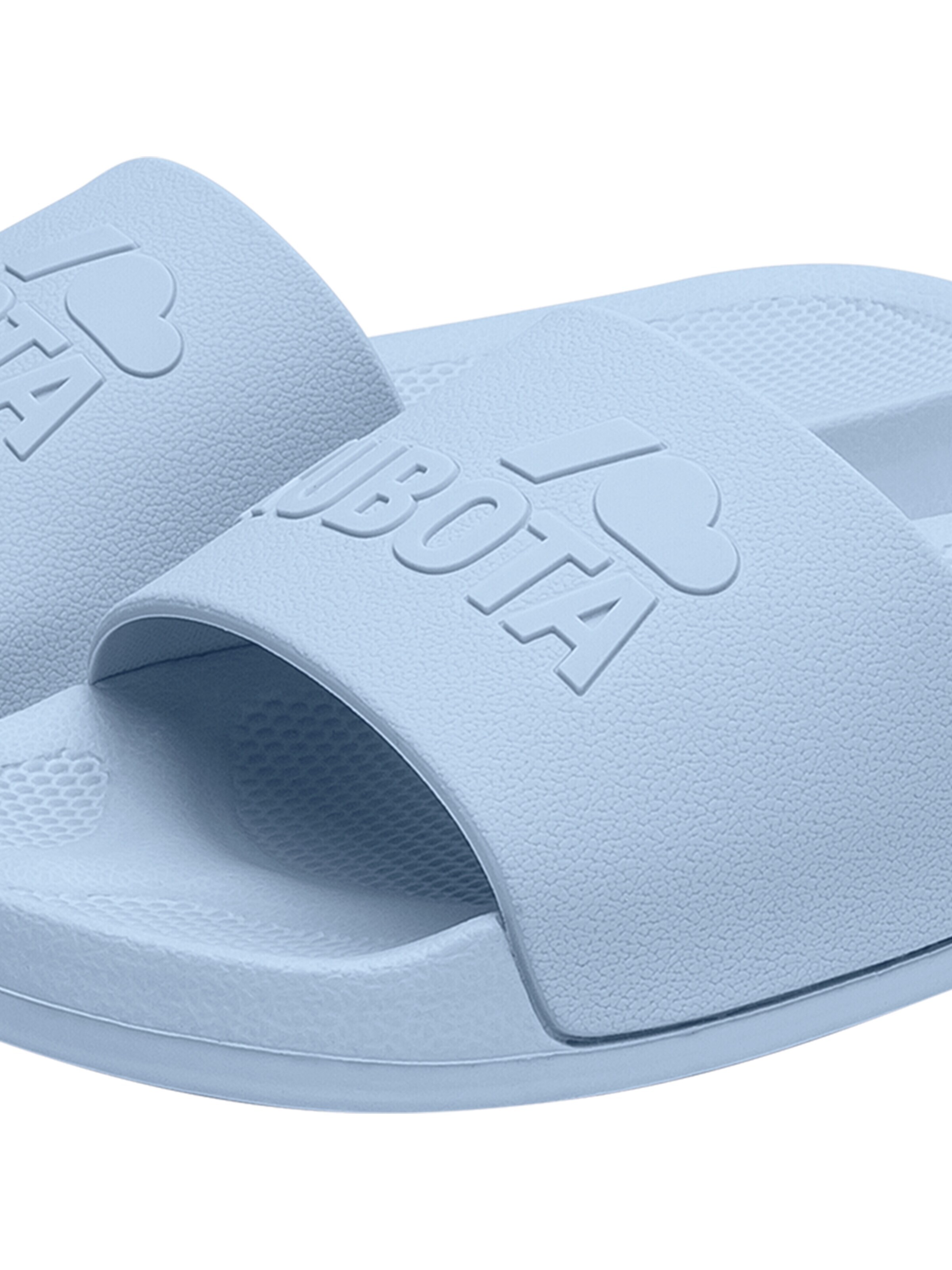 Claquettes / Tongs 'Kubota Women's Slip-On Light Green Basic Plain Pool Slides' Kubota en bleu