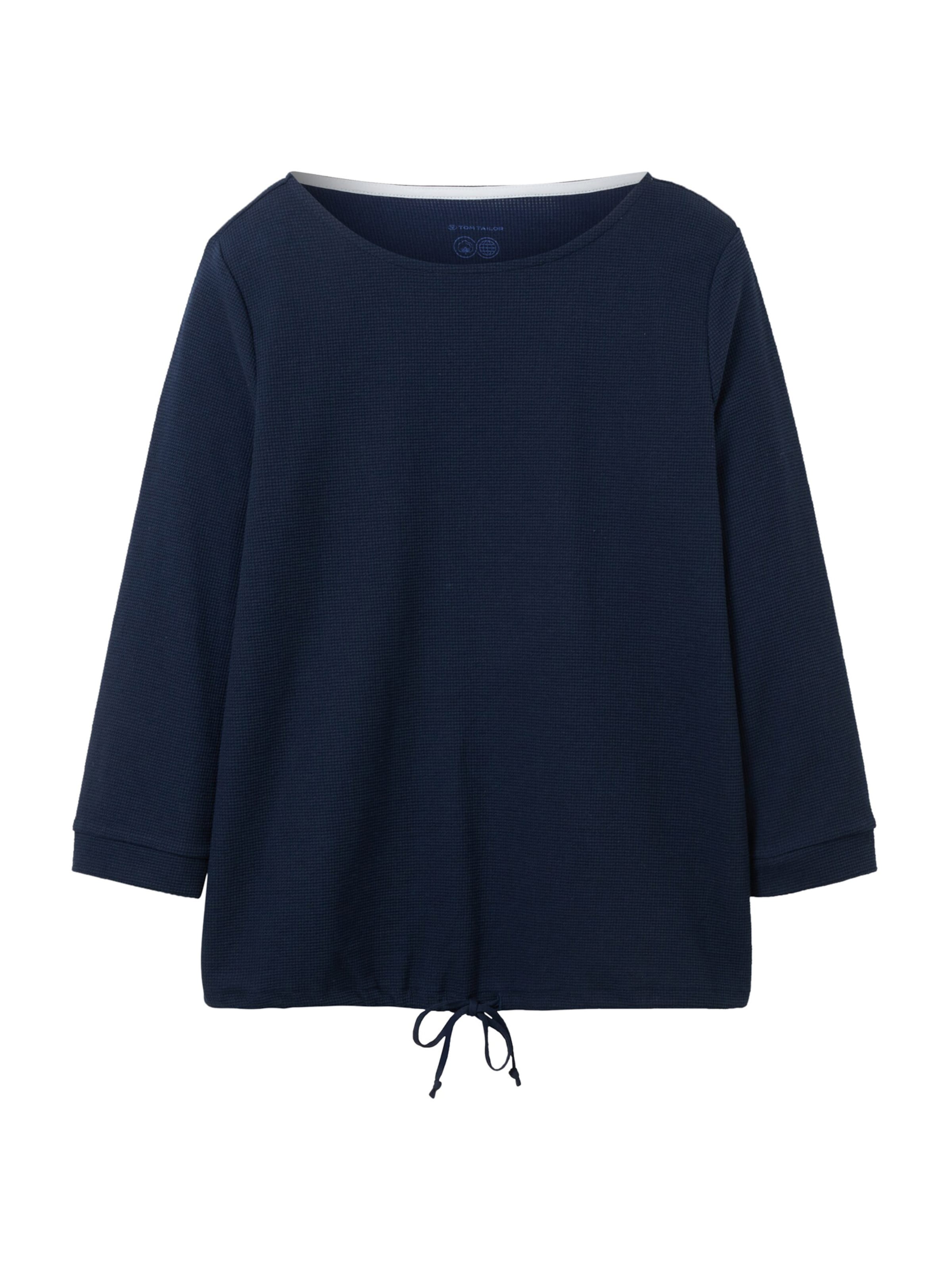 Tricou de la TOM TAILOR pe albastru: față