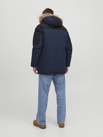 Parka invernale 'Saker' di JACK & JONES in blu