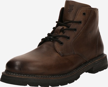 SALAMANDER Ботинки на шнуровке в Коричневый: спереди