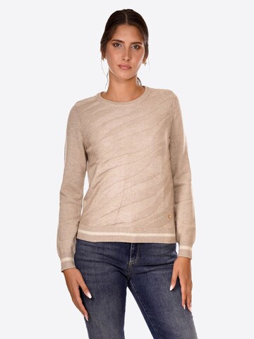 Pull-over 'Maglia' Yes Zee en marron