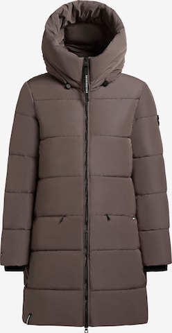 khujo Wintermantel 'PHIA' in Braun: Vorderseite