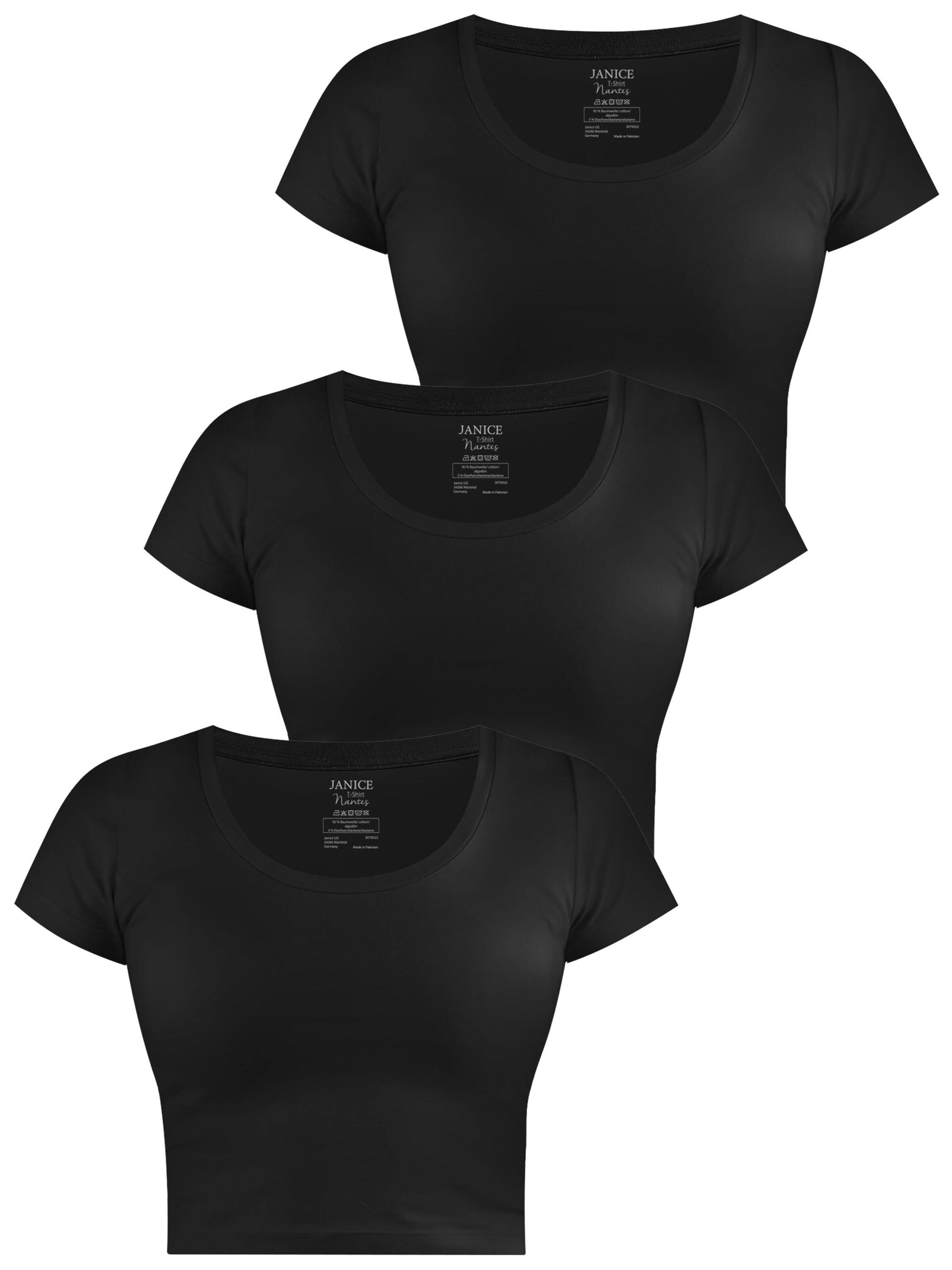Janice Shirts 'Nantes' i sort: forside