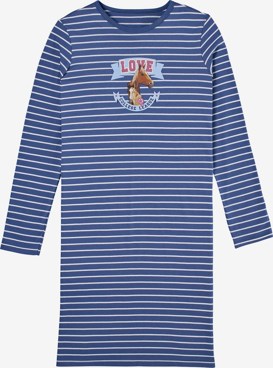 Schiesser Shirt met lange mouwen en all-over streepmotief, model 'Hanne Schiesser Shirt met lange mouwen en all-over streepmotief, model 'Hanne