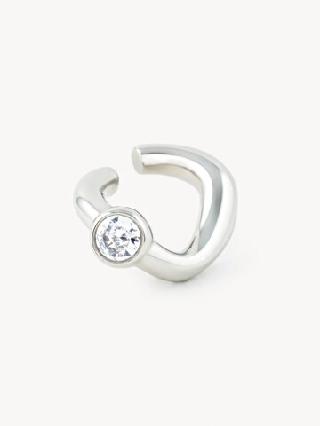 YParis Korvakoru 'Ear cuff Nyx S' värissä hopea: etupuoli