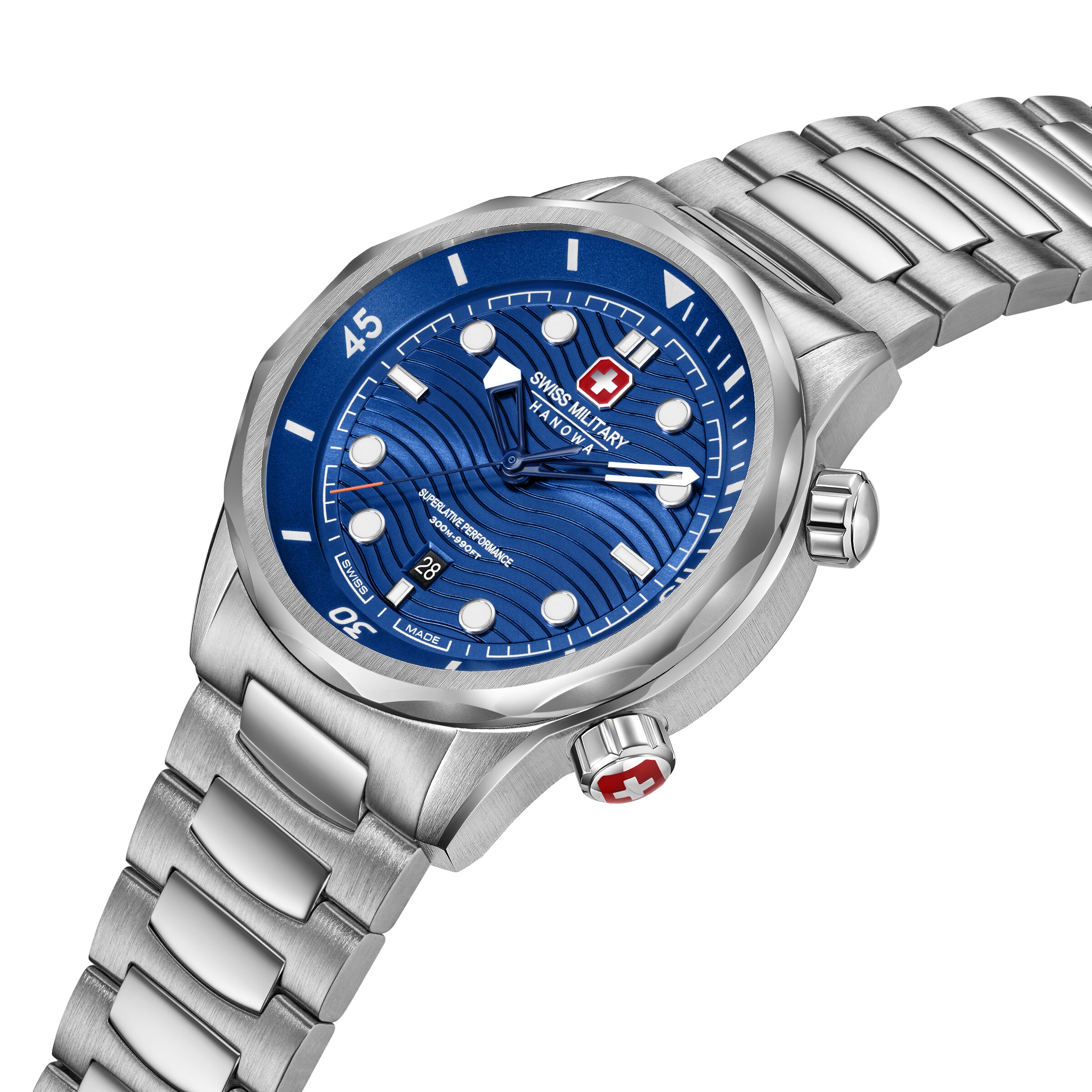 SWISS MILITARY HANOWA Analog watch 'Breakwater' in Blue