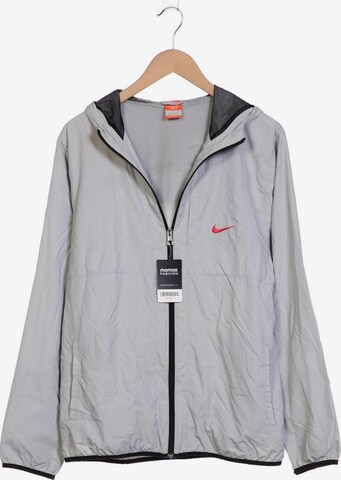 NIKE Jacket & Coat in L in Grey: front
