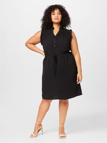 ONLY Carmakoma Shirt Dress 'Tita' in Black