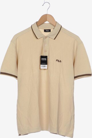 FILA Poloshirt M-L in Beige: predná strana