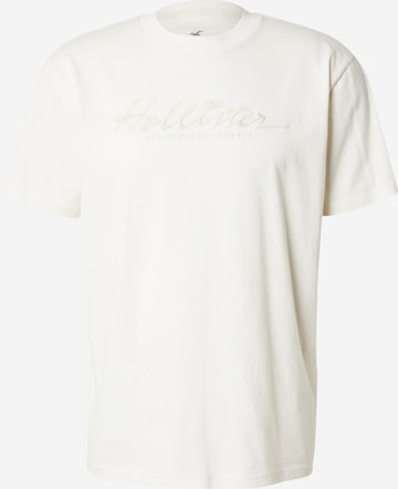 HOLLISTER T-shirt 'TECH' i vit: framsida